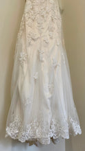 Load image into Gallery viewer, SMIT800-B Ivory Cap Sleeve Beaded Gown. Size 8