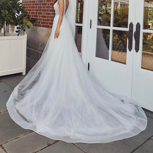 ELAM100-A Bridal Skirt Overlay