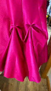 LYNC400-AW Magenta Formal Gown. Size S