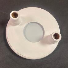 Load image into Gallery viewer, CHAR100-E White Unity Candle Holder