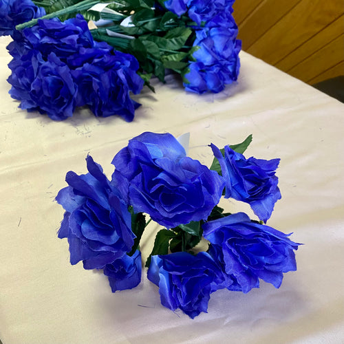 ALEX100-F Dark Periwinkle Rose Bunches