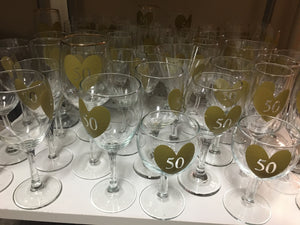 LOCH100-AA. Assorted Wine/ Champagne “50” Glasses