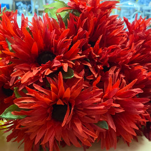 BLOS100-J Red Daisy Bunch
