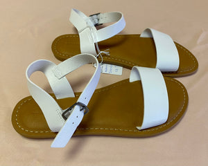 MILL300-I White Sandals. Size 5