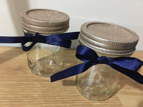 APPL100-L Rose Gold Jar with Navy