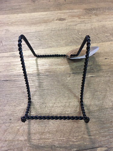 BART100-R 4” Black Metal Twisted Easel