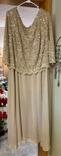 Load image into Gallery viewer, HOOD100-AD Champagne Gown. Size 30W