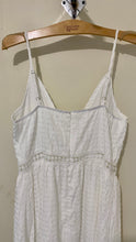 Load image into Gallery viewer, GOWN100-AJ White Spaghetti Strap Dress. Size M