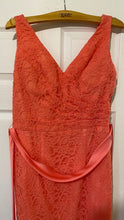 Load image into Gallery viewer, RHOA100-F Parfait Coral Lace Gown. Size 14/16
