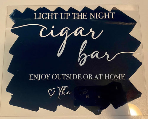 BAUM100-L Cigar Bar Sign