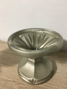 BROW100-BO  4" Silver Candle Holder