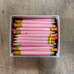 ELLA100-CL Half Pencils with Erasers