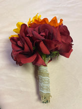 Load image into Gallery viewer, BLOS100-M Mini Sunflower/Burgundy Bouquet